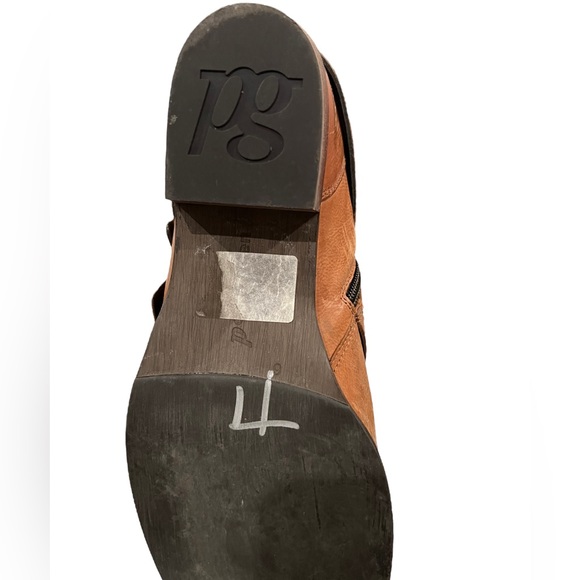 Paul Green Women’s Tan Brown Leather Ankle Booties Size 7.5 US rare find. - Picture 8 of 11